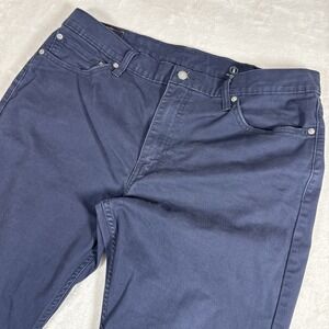 Levi's 511 Jeans Mens 38X30 Navy Blue Slim Straight Mid Rise Stretch All Season